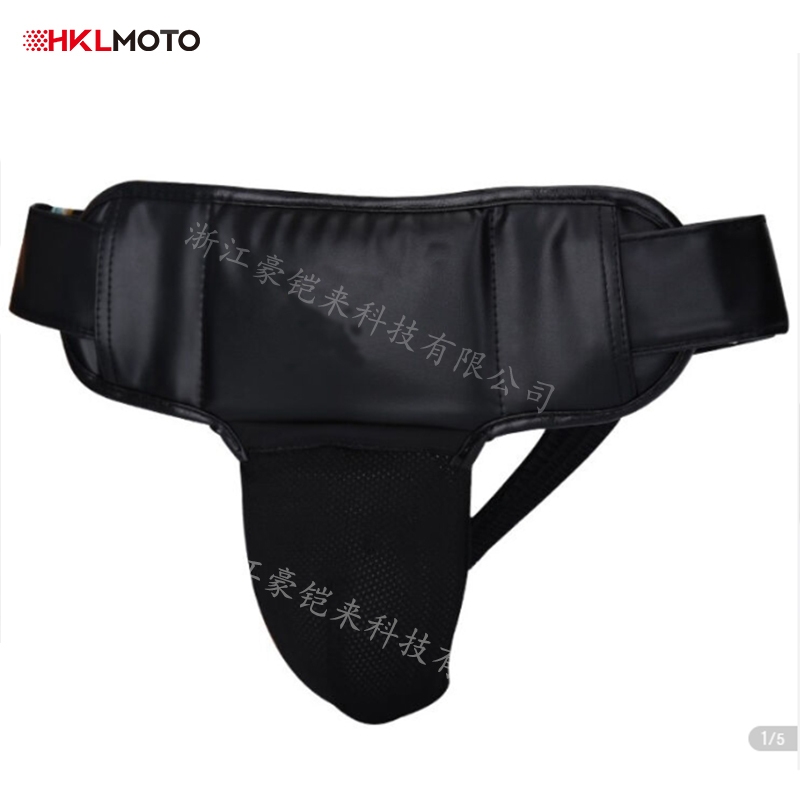 豪鎧來 護(hù)襠  HKL-HD002  皮革面料+網(wǎng)面、ABS保護(hù)殼